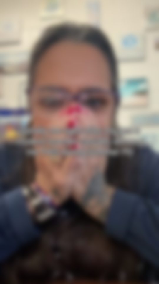 Blurred second post